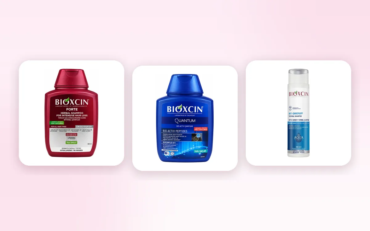 شامپوهای بیوکسین فورت، کوانتوم و AQUA THERMAL