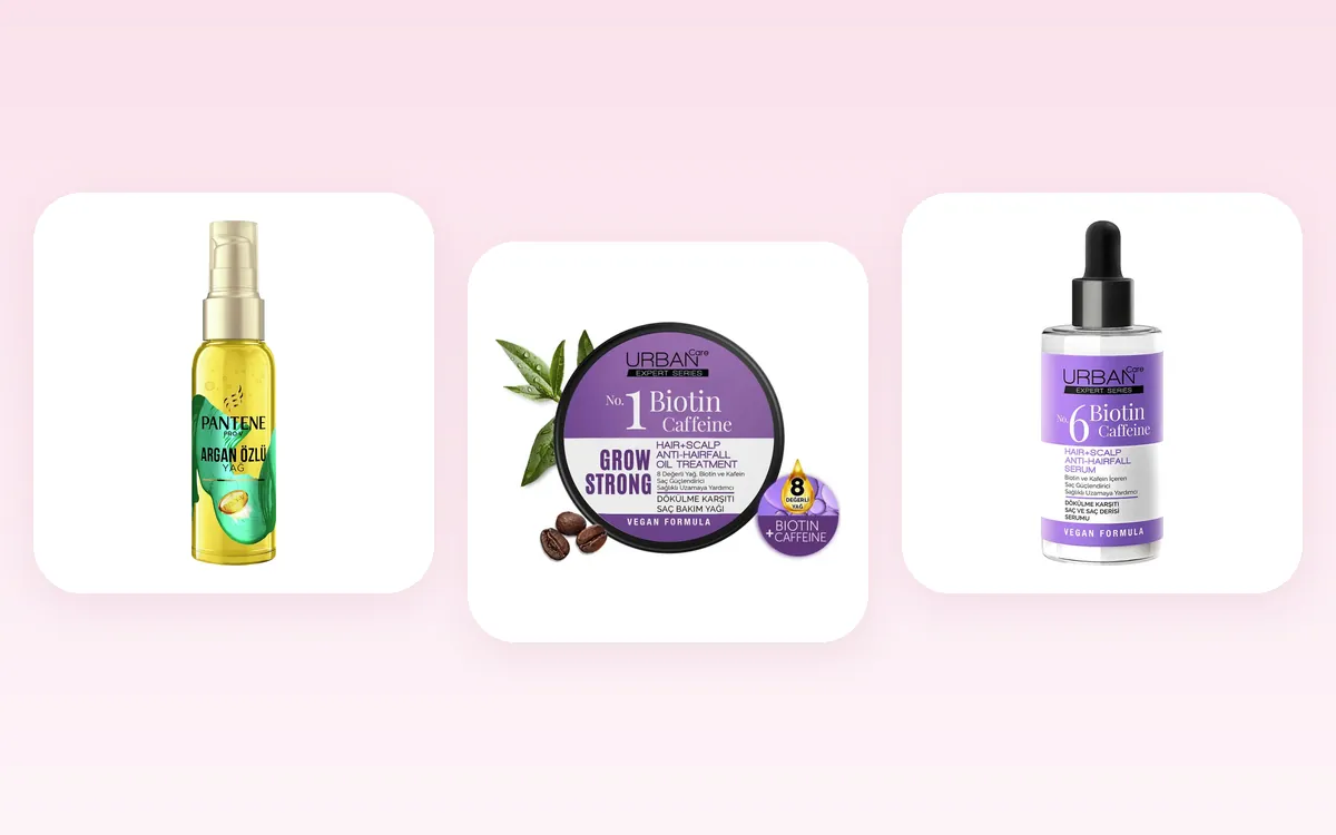 روغن آرگان پنتن Pro-V کنار روغن و سرم بیوتین و کافئین اوربان کر
