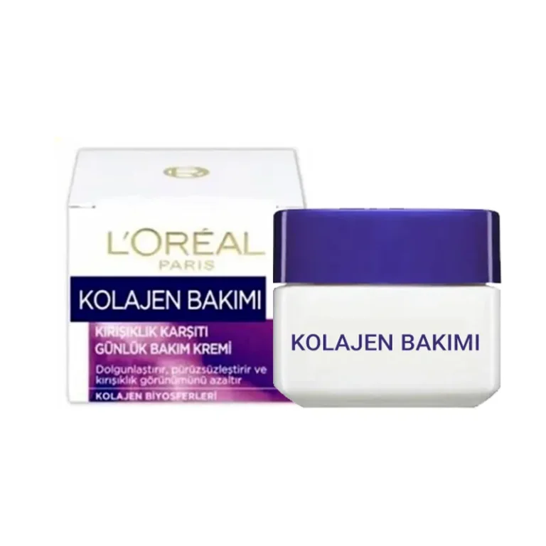 کرم کلاژن ساز لورال L’Oreal با خاصیت ضد پیری حجم ۵۰ میل