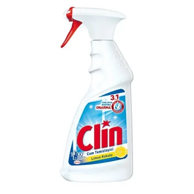 اسپری شیشه پاک کن کلین clin رایحه لیمو 500 میل
