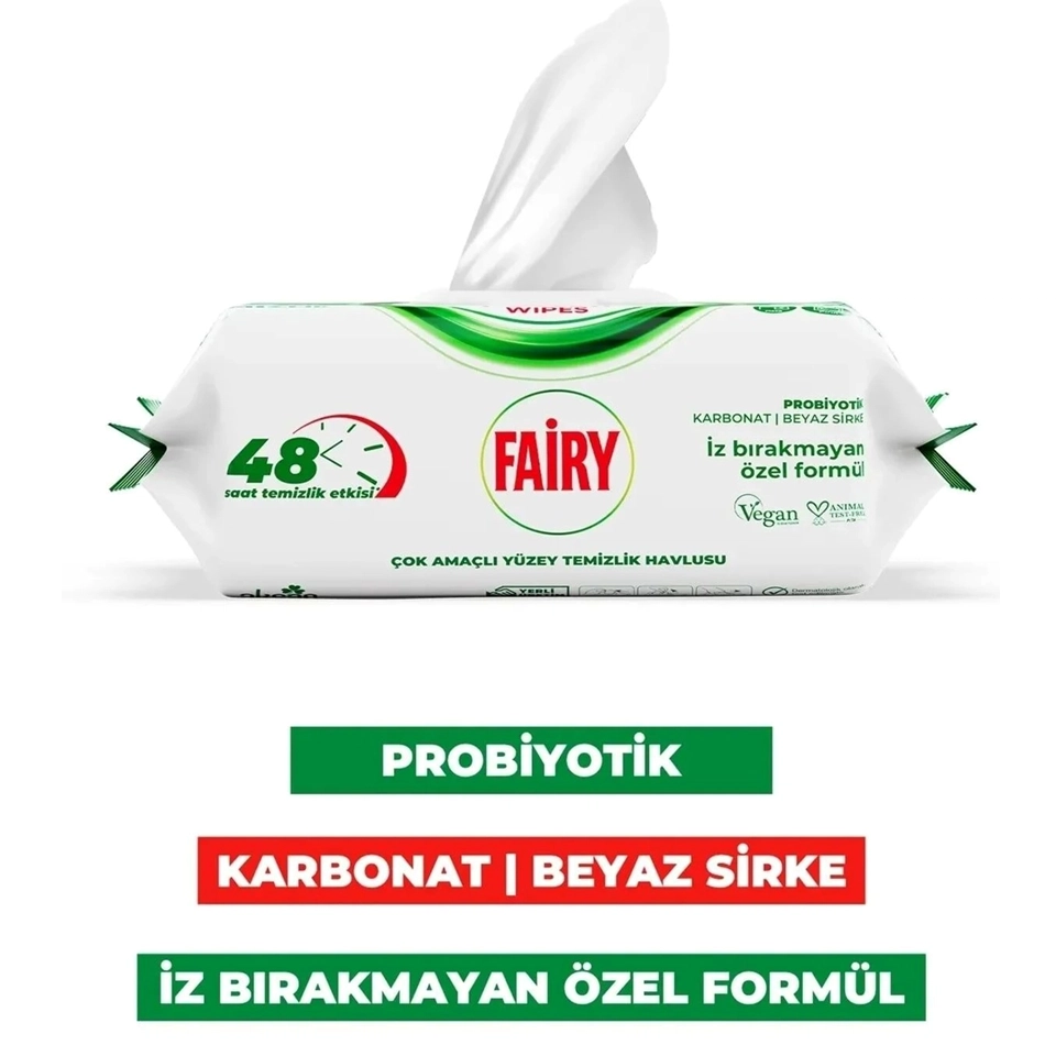 دستمال مرطوب چند منظوره سطوح فیری  100 تایی POWER WIPES — تصویر ۲