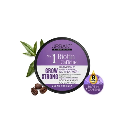 روغن تقویت‌ کننده موی بیوتین و کافئین Urban care