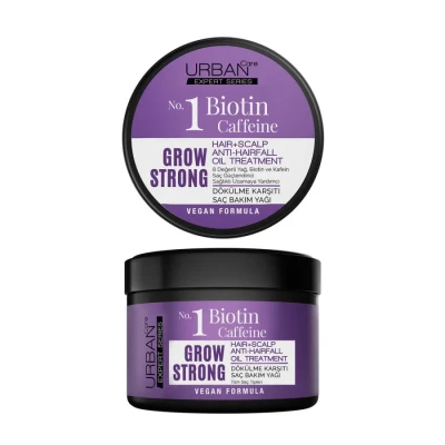 روغن تقویت‌ کننده موی بیوتین و کافئین Urban care