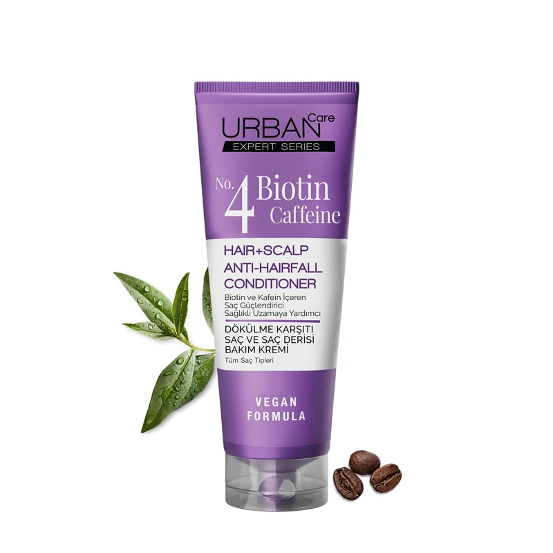 کرم مو تقویت کننده و ضد ریزش بیوتین و کافئین urban care — تصویر ۳