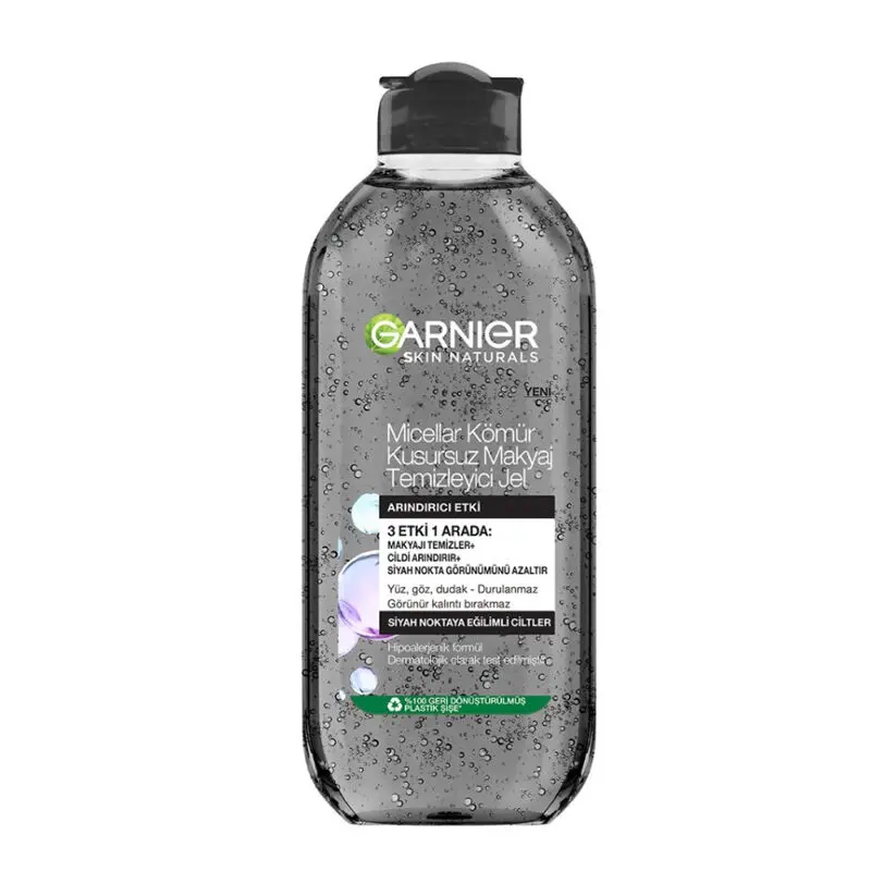ژل میسلار گارنیر مدل CHARCOAL حاوی زغال فعال
