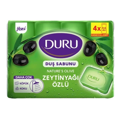 صابون حمام دورو 4 عددی حاوی روغن زیتون بسته