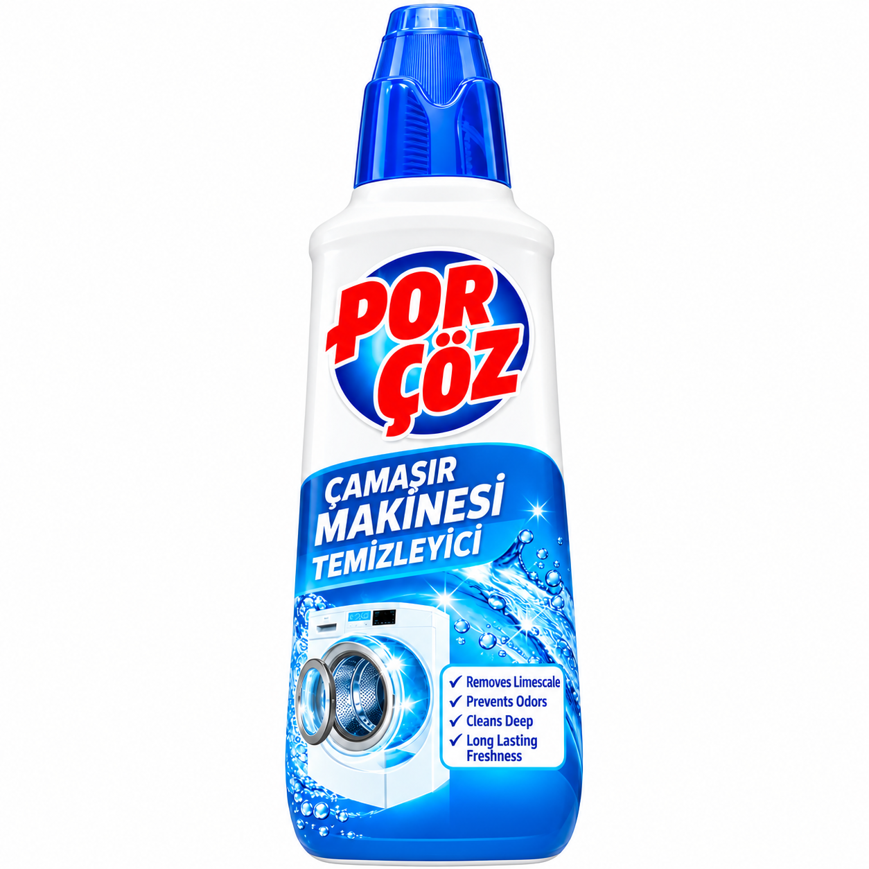 مایع جرمگیر ماشین لباسشویی PorCoz مدل Classic