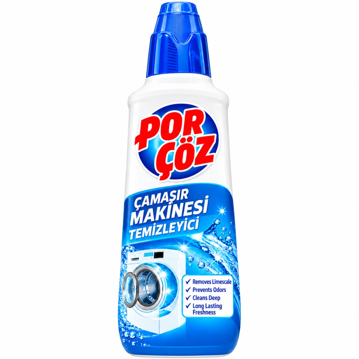 مایع جرمگیر ماشین لباسشویی PorCoz مدل Classic
