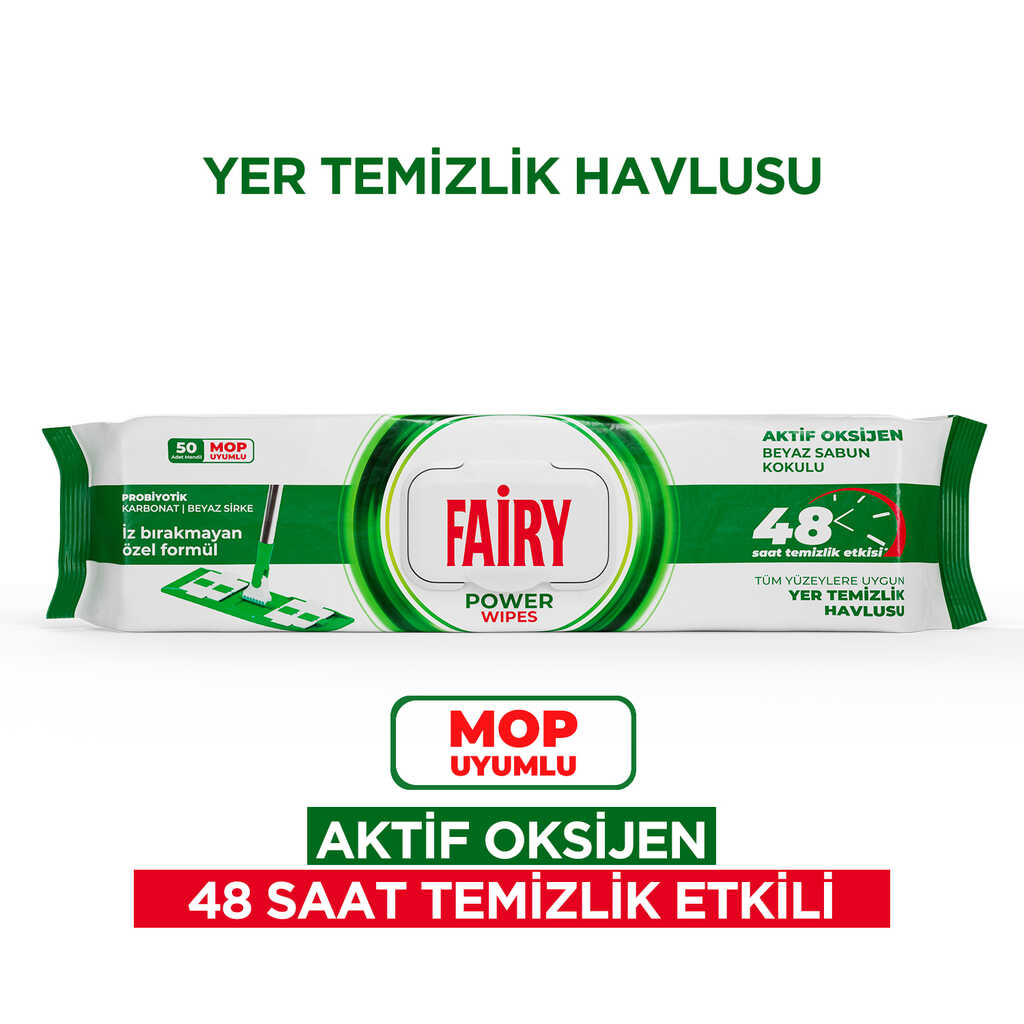 دستمال مرطوب مخصوص تی فیری رایحه صابون 50 تایی